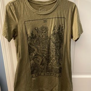 Olive green Tarot Tee.